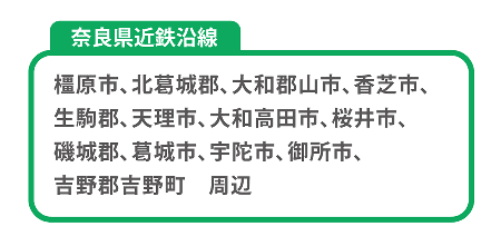 奈良県近鉄沿線