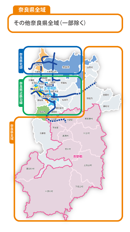 奈良県全域