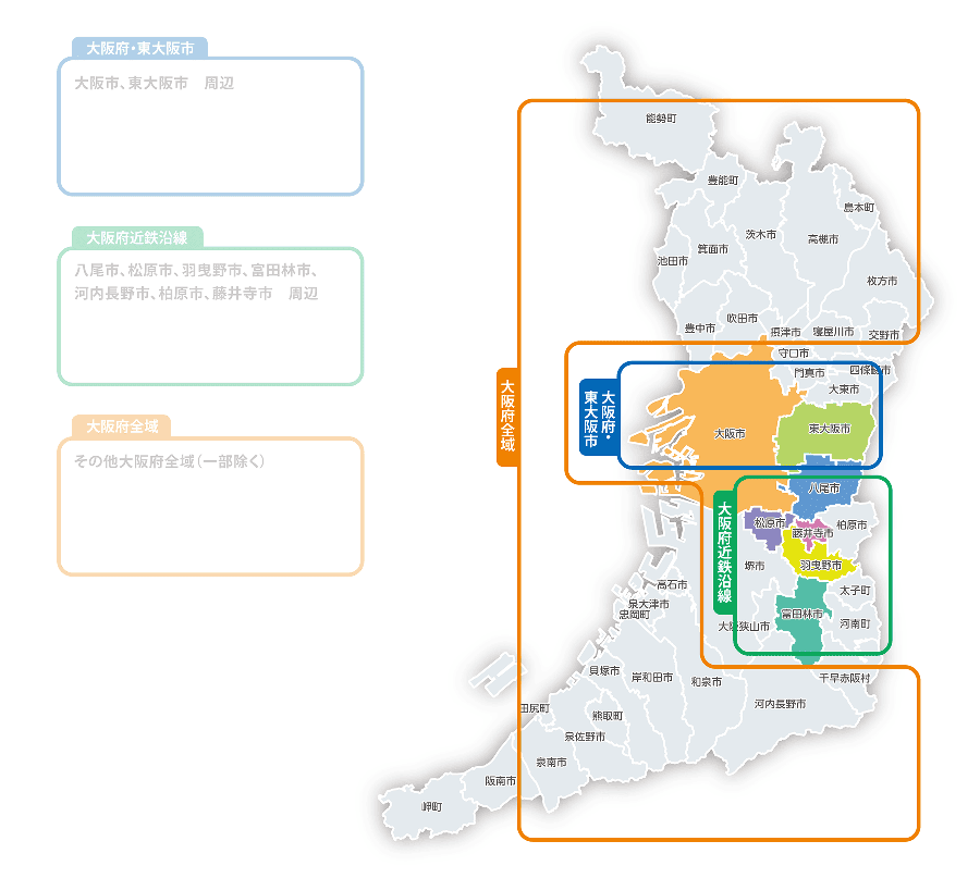 大阪府地図