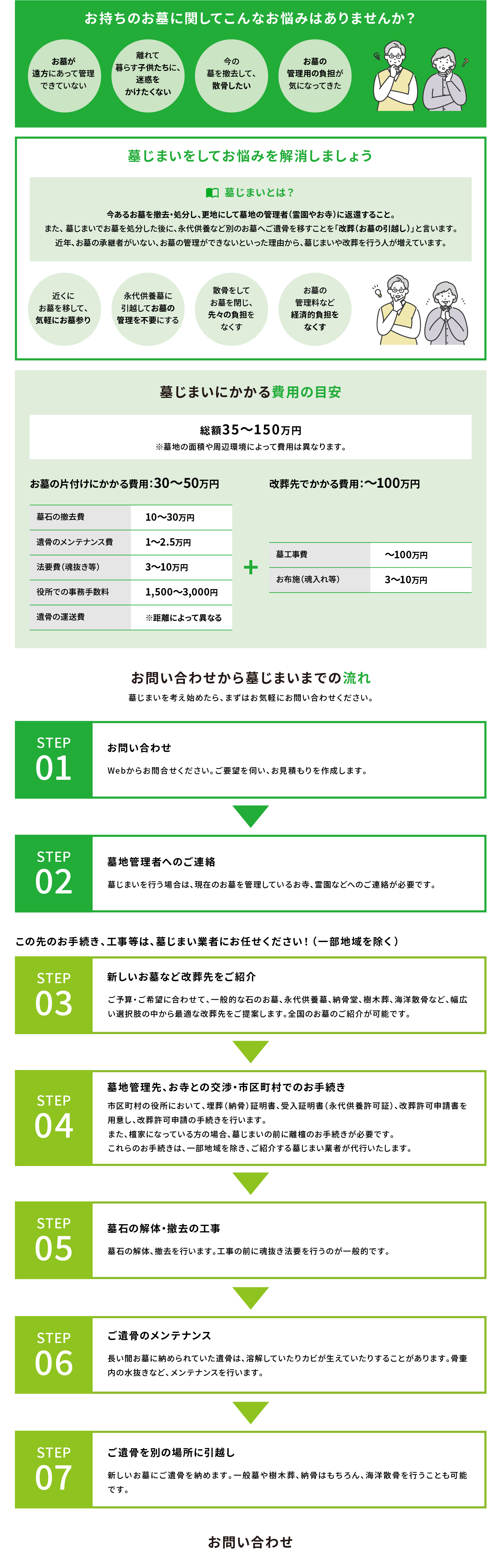 最適な墓じまい業者が見つかる！墓じまい・お墓の引越し
