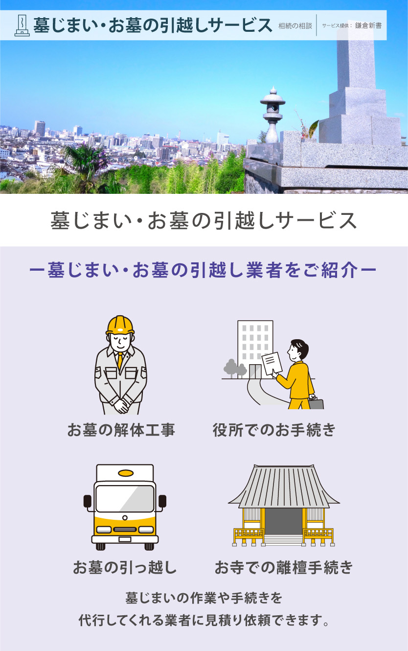 墓じまい・お墓の引越しサービス