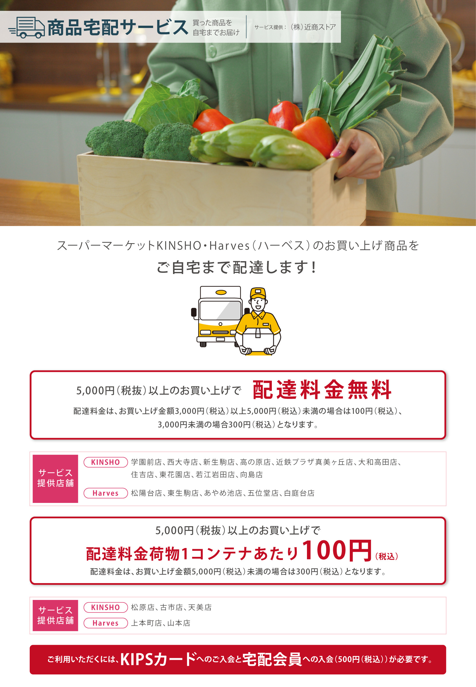 商品宅配サービス