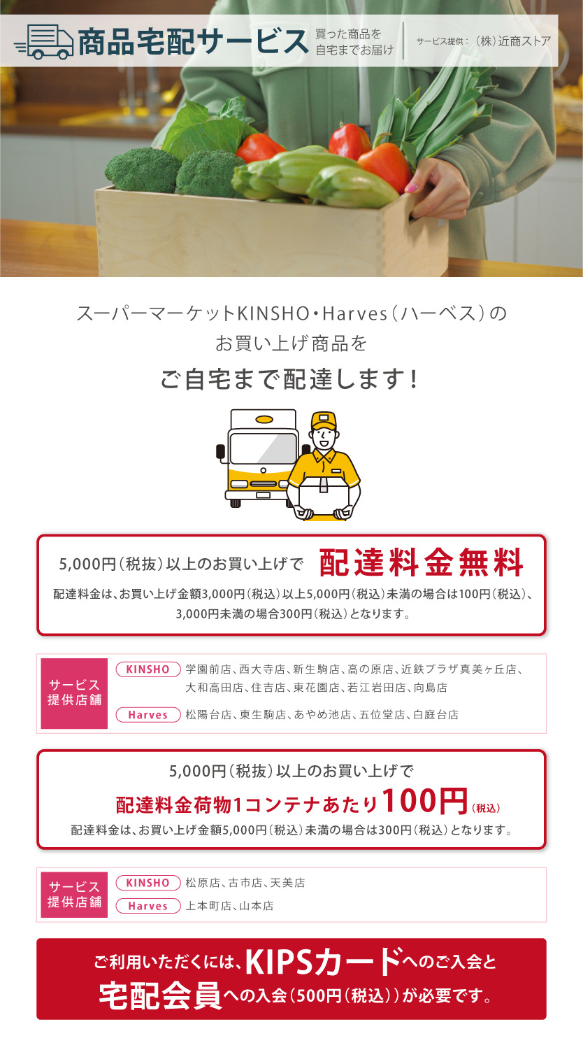 商品宅配サービス